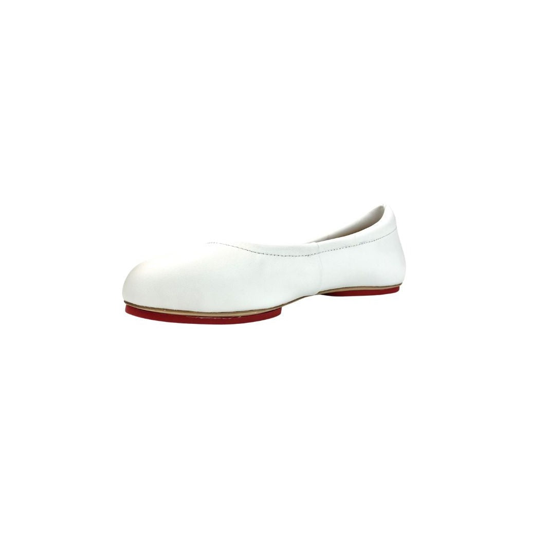 Off-White Shade Silken Glide Sahach Ballet Flats