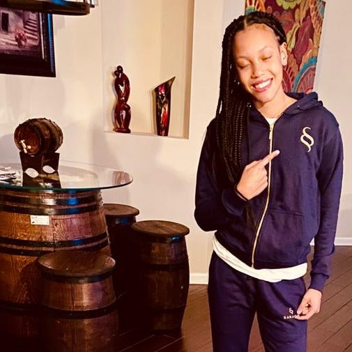 Ensemble sweat-shirt et pantalon vintage