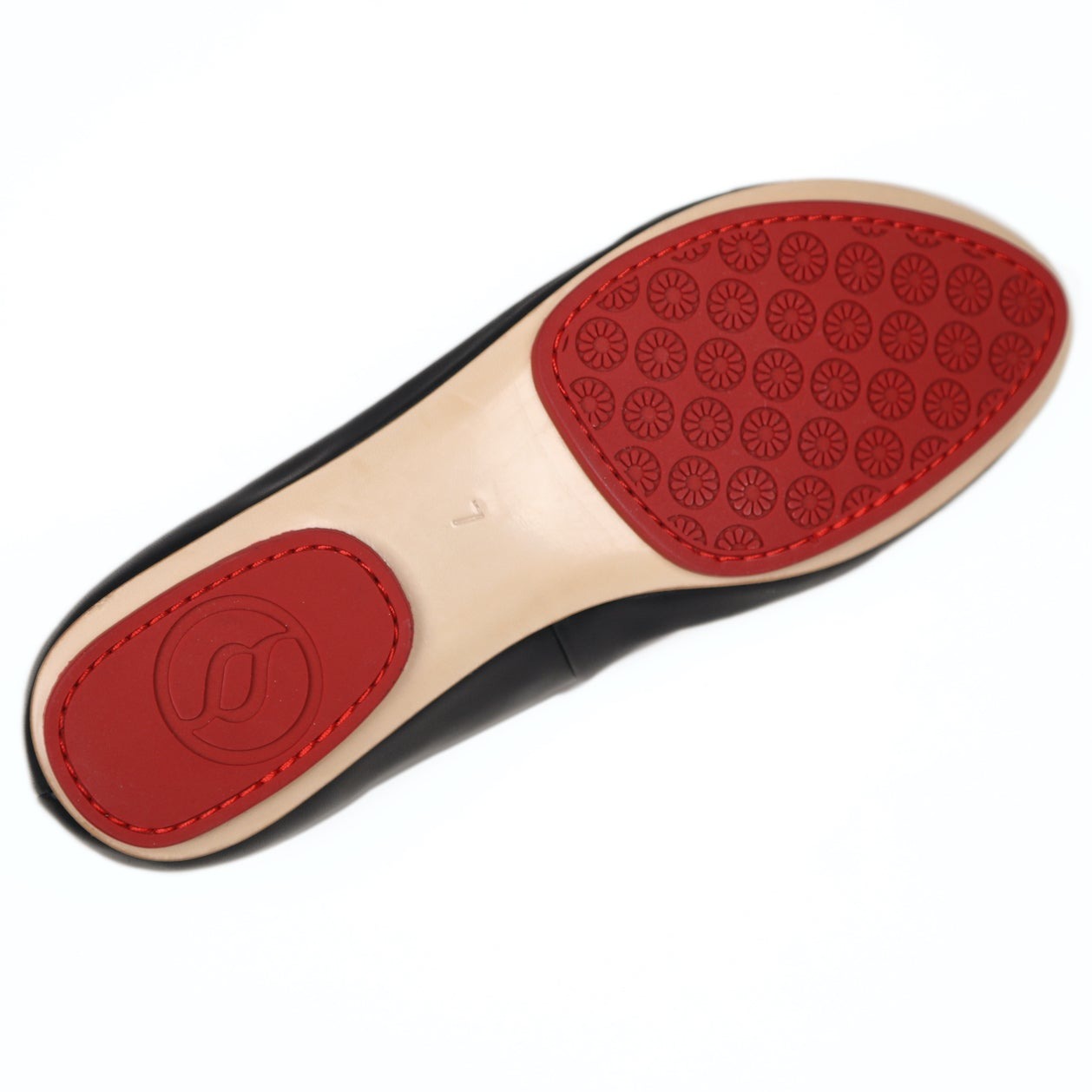 Charcoal Black Silken Glide Sahach Ballet Flats