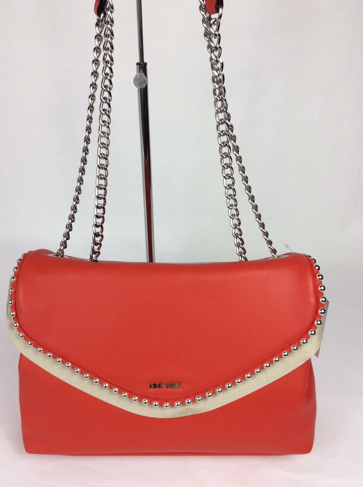Nine West Aveline Small Backpack Fiery RedSilver - Outlet Designers