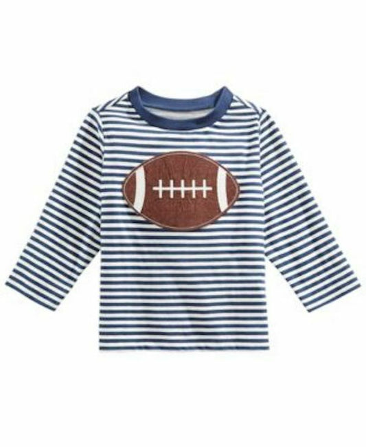 First Impressions Baby Boys Football Graphic Angel White 6-9 months