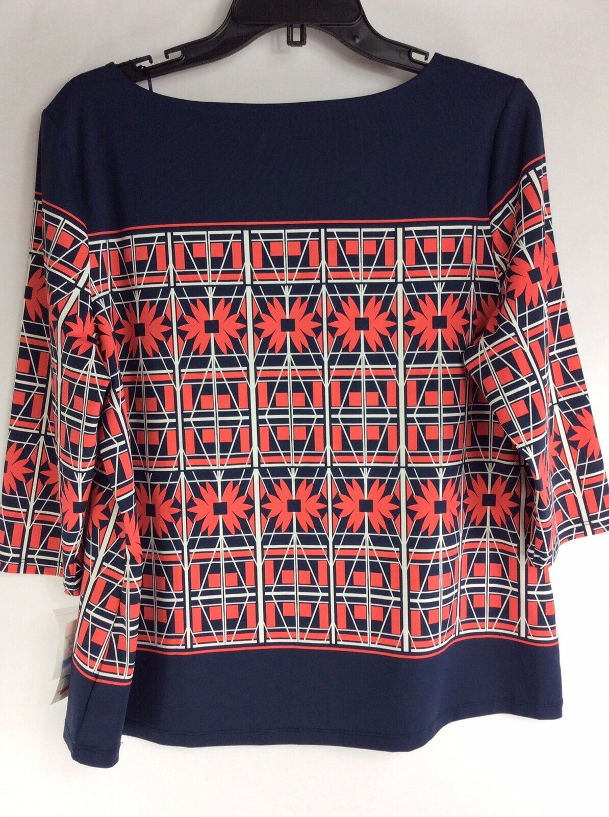 Charter Club Regatta Royale Coral Bloom Combo Top - Outlet Designers