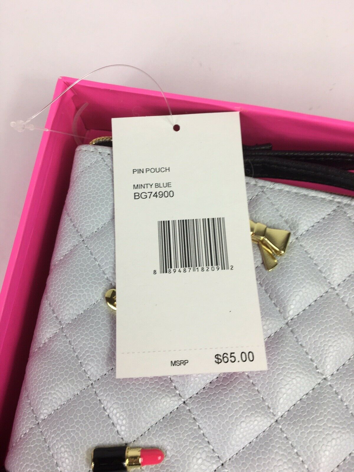 Betsey Johnson Pin Pouch Minty Blue - Outlet Designers