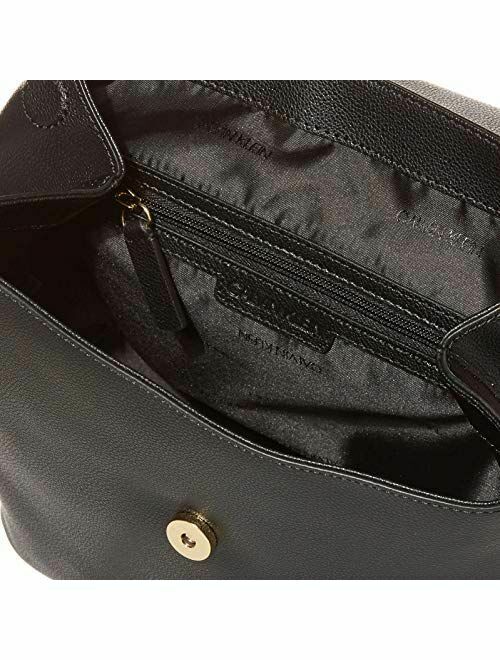 Sac à dos Leilani Micro Pebble de Calvin Klein pour femme, noir