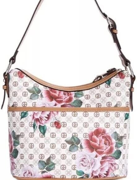 Giani Bernini Signature Peonies Hobo