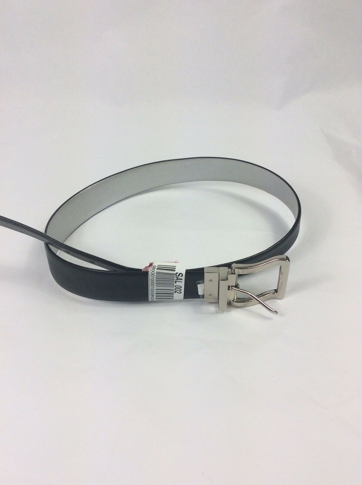 DKNY 2 Side Belt BlackSilver - Outlet Designers