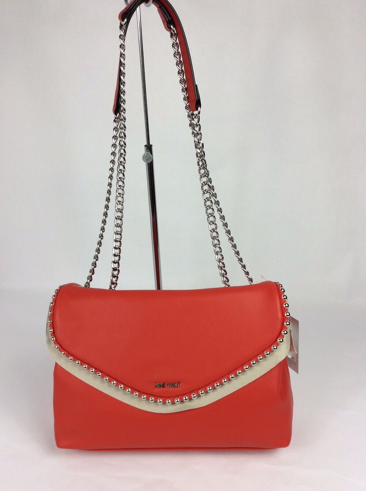 Nine West Aveline Small Backpack Fiery RedSilver - Outlet Designers