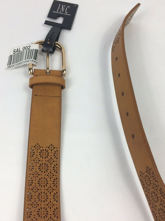 Perf Belt Taupe Small Belt $38.50 - Outlet Designers