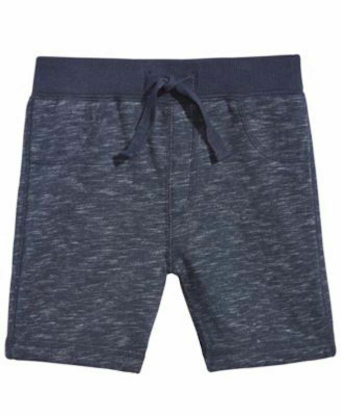 Short chiné First Impressions, bébé garçon bleu marine nautique 18 mois