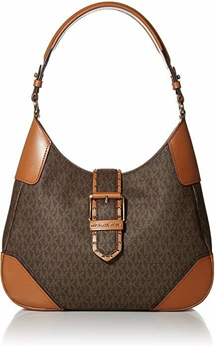 MICHAEL Michael Kors Lillian Medium Shoulder Brown/Acorn One Size
