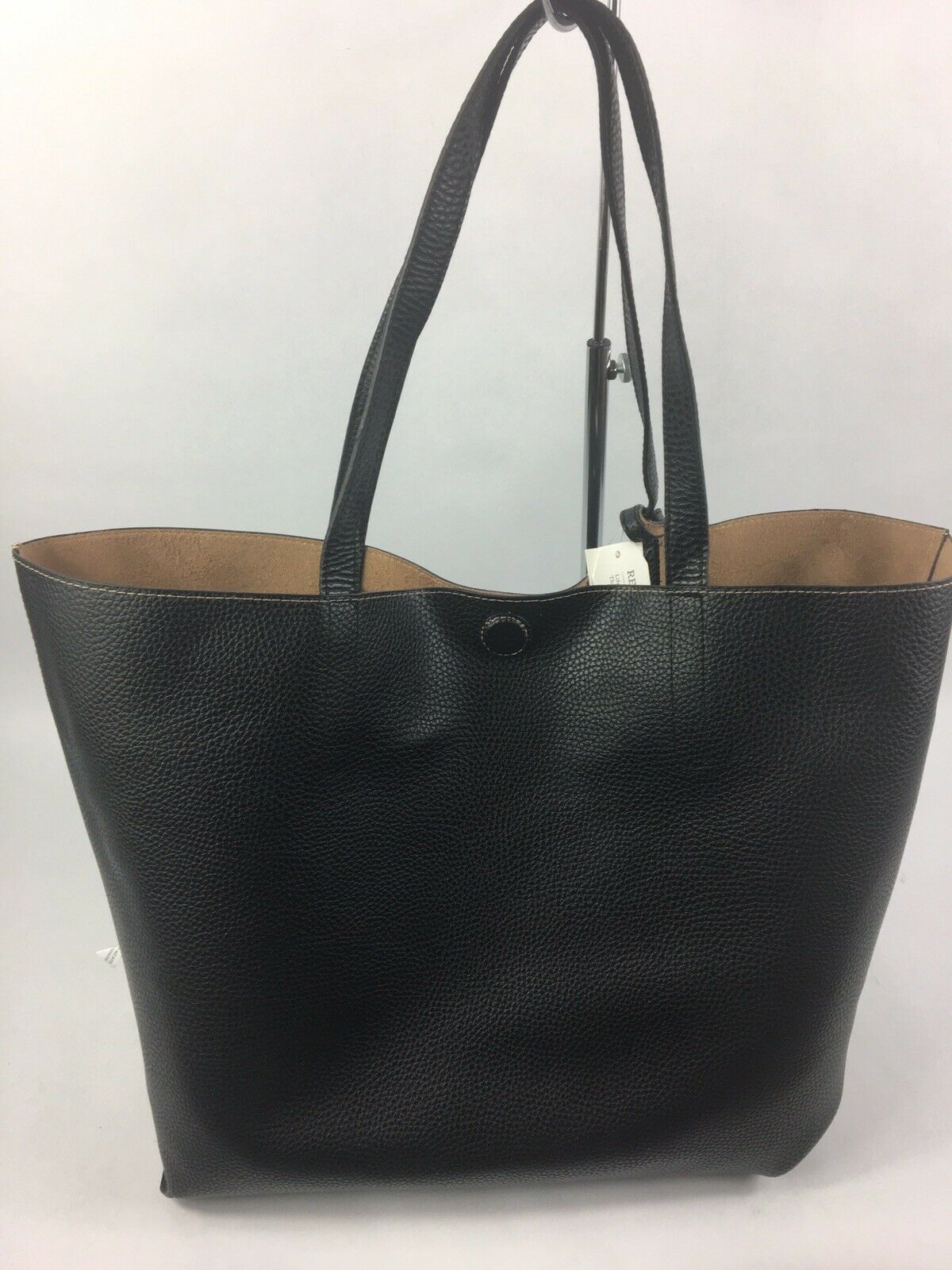 Style & Co Clean Cut Tote Butternut Wood/Black - Outlet Designers