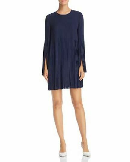 Elizabeth and James Violetta Pleated Georgette Dress S - Outlet Designers