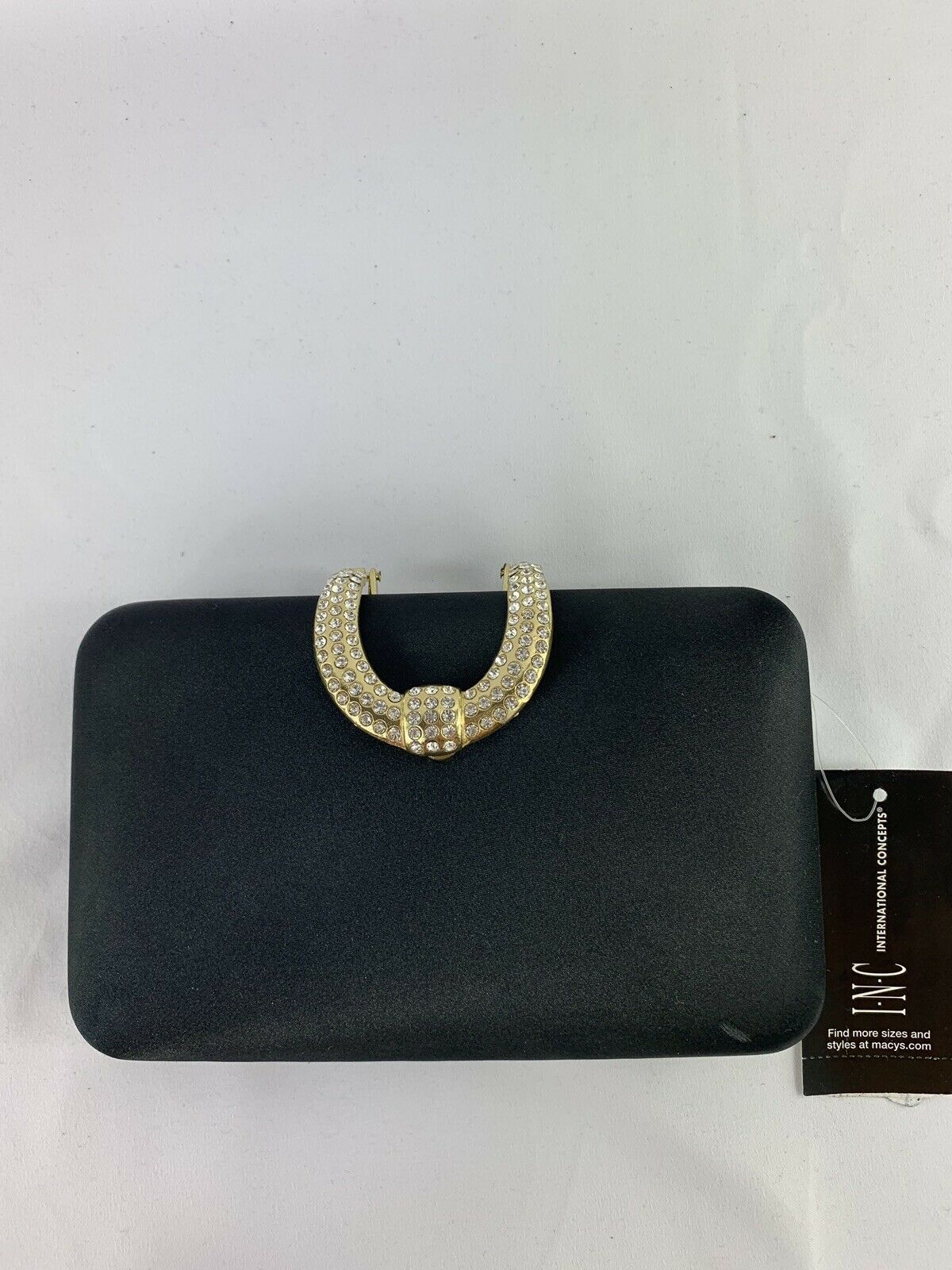 INC Intenational Concepts Danyele Min Clutch BlackGold