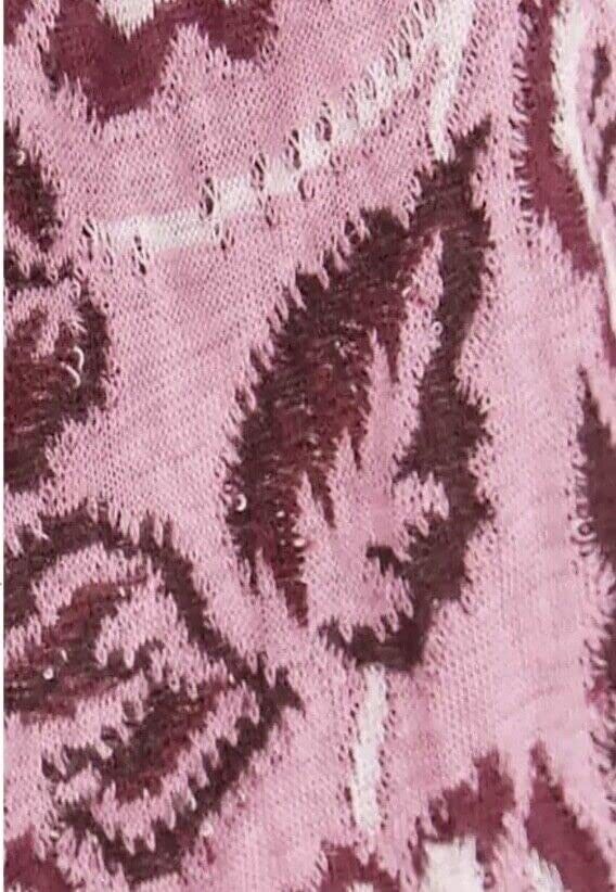 Free People Women's No Ordinary Top Smoked Pink Combo S