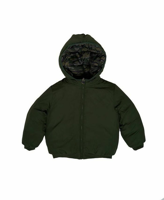 Epic Threads Toddler Boys Camo Hooded Full Zip Reversible Puffer Jacket 7