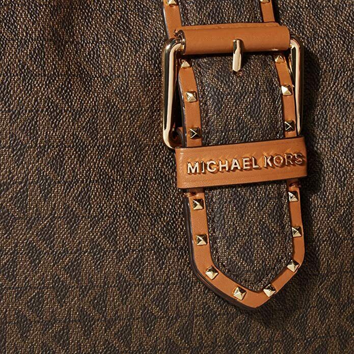MICHAEL Michael Kors Lillian Medium Shoulder Brown/Acorn One Size