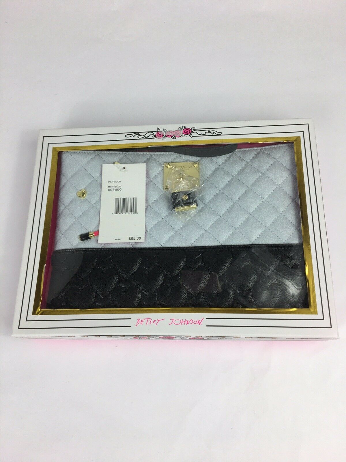 Betsey Johnson Pin Pouch Minty Blue - Outlet Designers