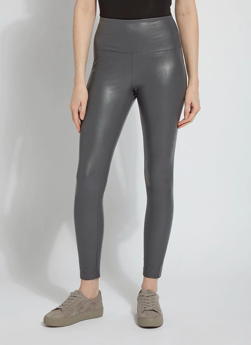 Lysse Womens Vegan Leather High Waist Leggings L