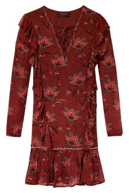 Scotch & Soda Print Drop Hem Dress - MSRP $235 - Outlet Designers