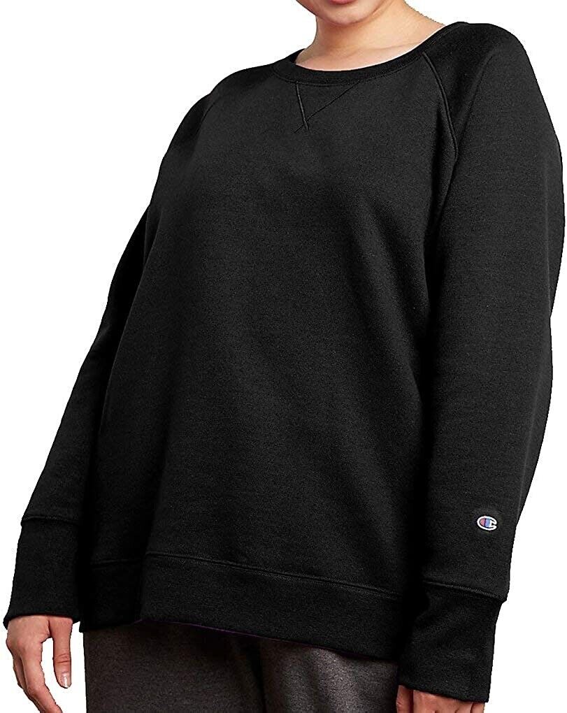 Sweat-shirt ras du cou en polaire grande taille pour femme Champion 3X