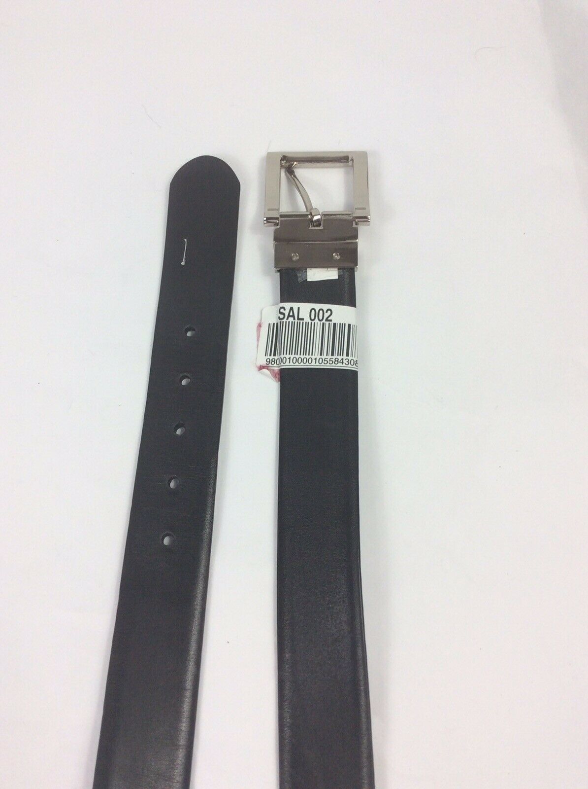 DKNY 2 Side Belt BlackSilver - Outlet Designers