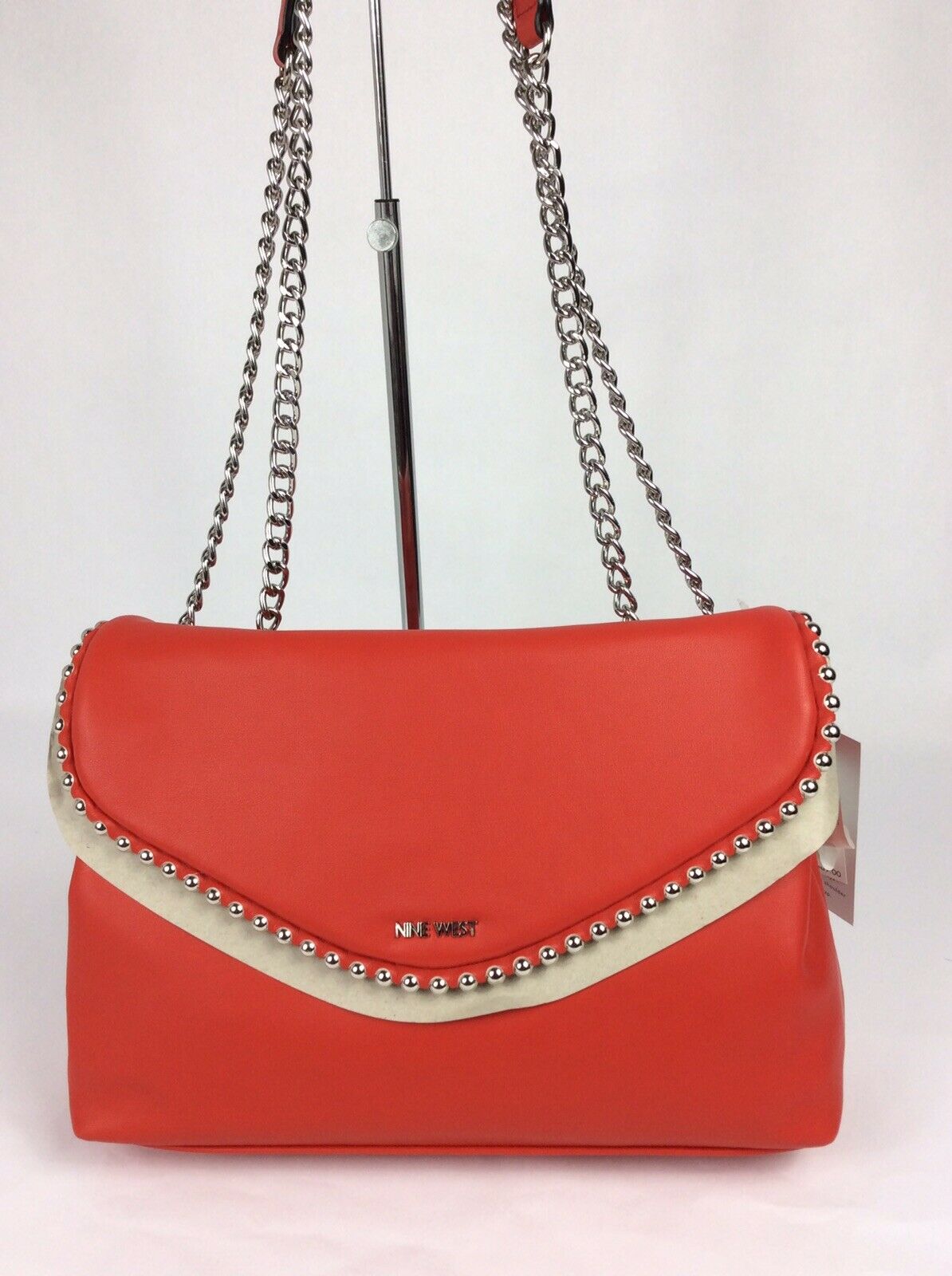 Nine West Aveline Small Backpack Fiery RedSilver - Outlet Designers