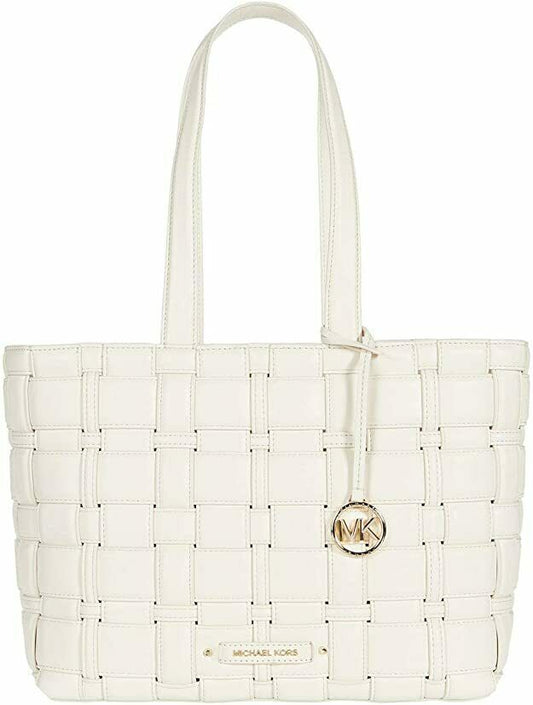 Michael Kors Ivy Medium East/West Tote Light Cream