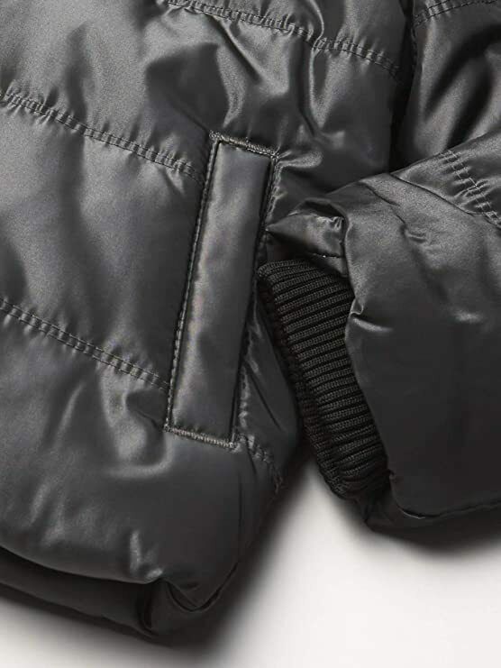 Calvin Klein Boys' Eclipse Bubble Jacket, Dark Grey
