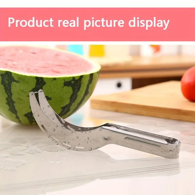 Watermelon Cube Cutter 1pc Stainless Steel - Quickly Safe Watermelon Knife