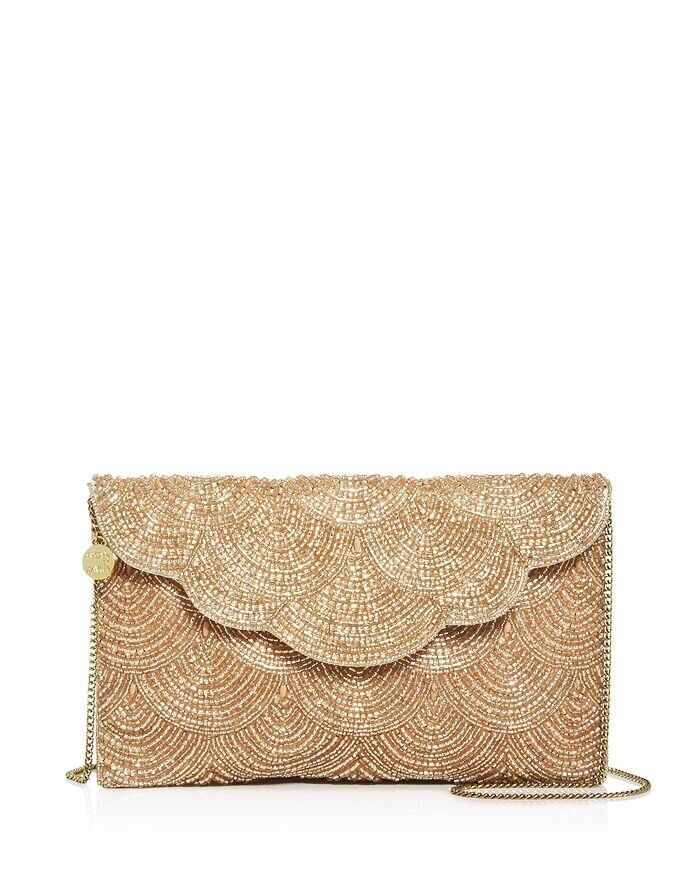 Pochette perlée Chevy de St Xavier Champagne