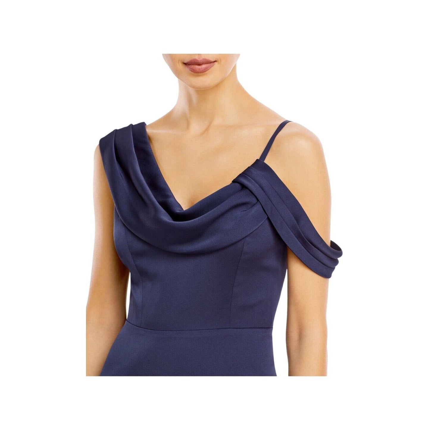 Aqua Womens One Shoulder Maxi Evening Dress 14