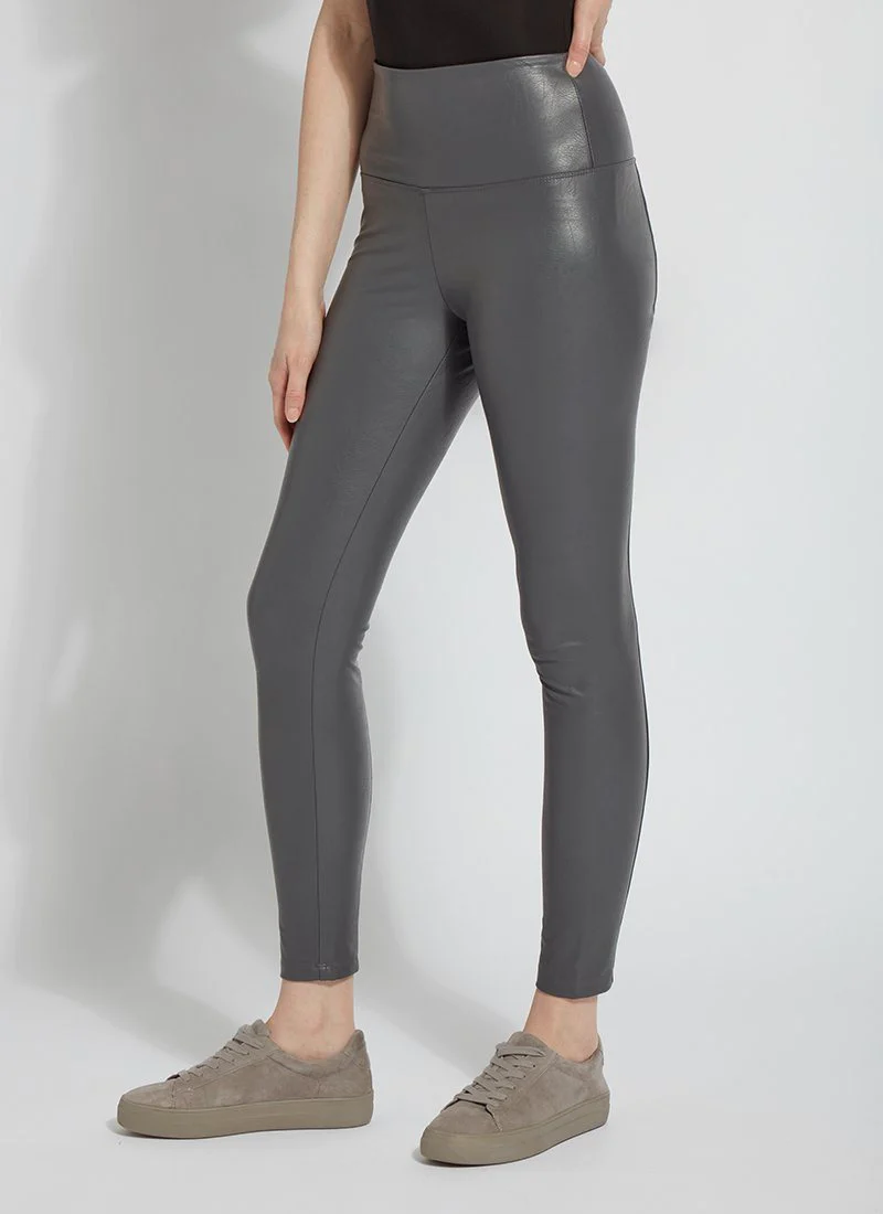 Lysse Womens Vegan Leather High Waist Leggings L