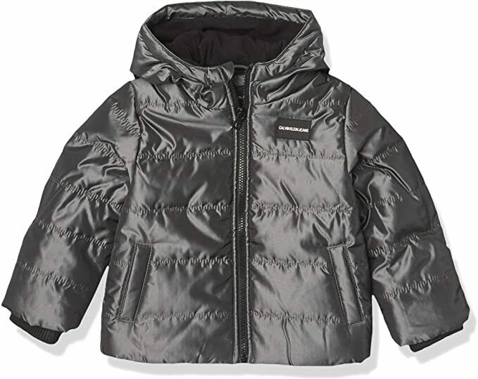 Calvin Klein Boys' Eclipse Bubble Jacket, Dark Grey