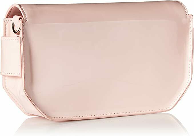 Steve Madden PAULINE PATENT MULTI COLORED JEWELS AND RHINESTONES CLUTCH CROSSBOD