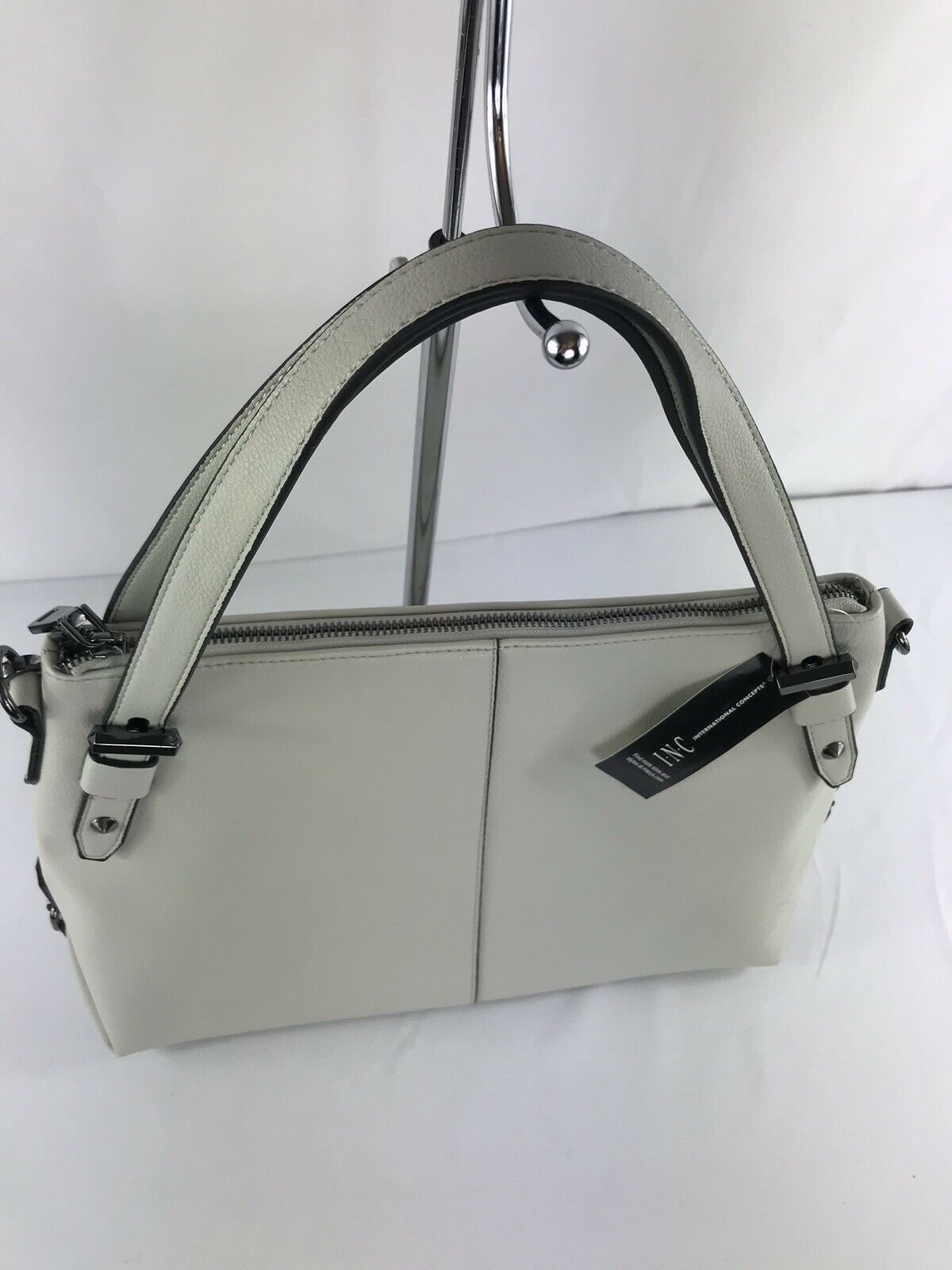 INC Casual Dove Grey Tote ($89.50)