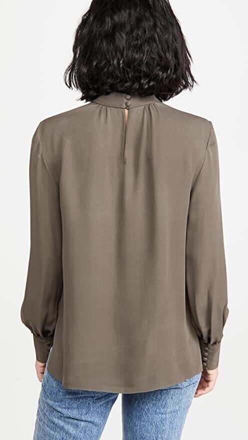 Theory Women's Neck Band Blouse M