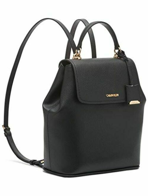 Sac à dos Leilani Micro Pebble de Calvin Klein pour femme, noir