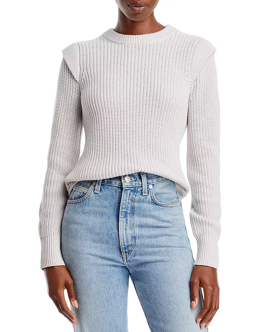 Aqua Womens Knit Ribbed Crewneck Sweater XL