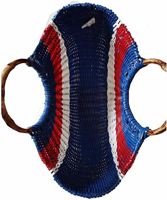 INC INTERNATIONAL CONCEPTS STRAW FAN TOTE BAG