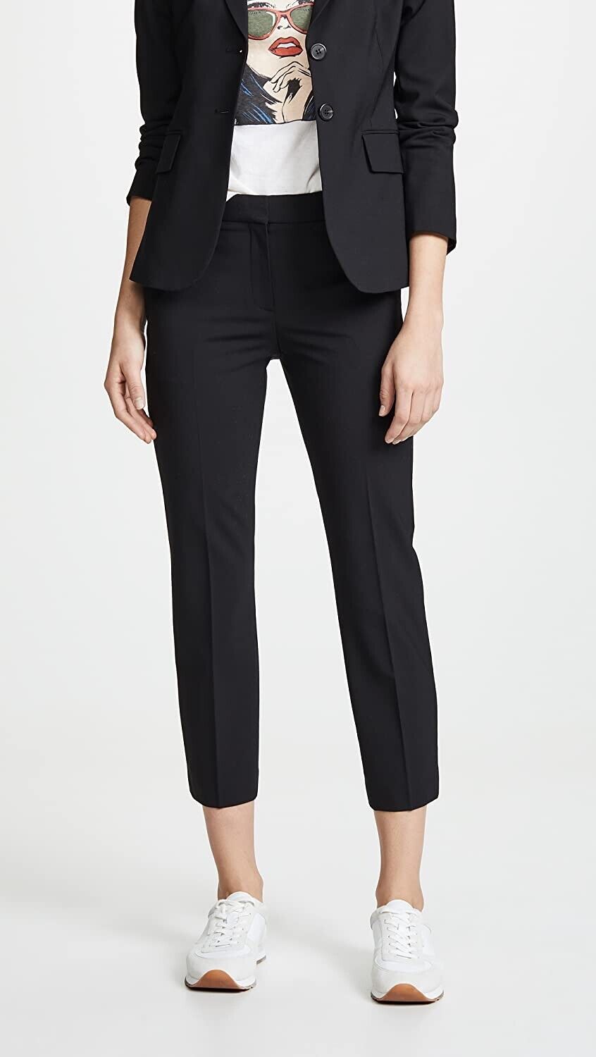 Theory Women's Treeca Trousers Black 4