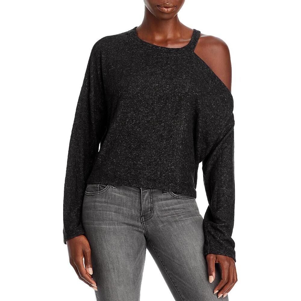 Aqua Womens Pull Over Cut Out Cold Shoulder S