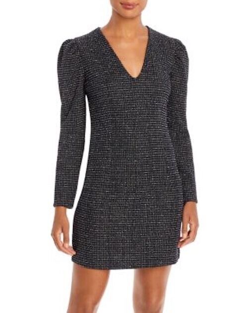 Aqua Womens Textured Short Mini Dress S