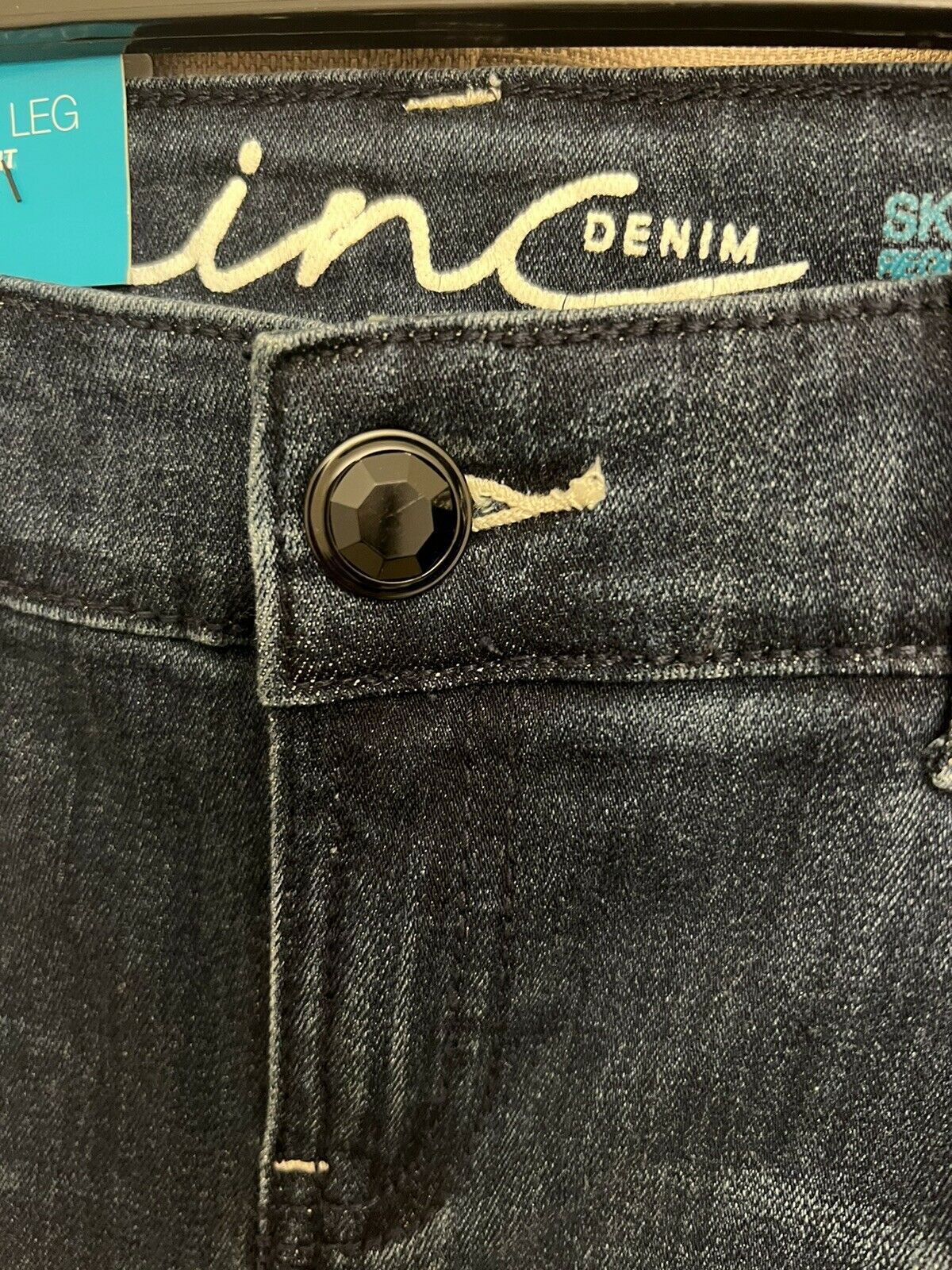 INC International concepts skinny leg studded with stones 0