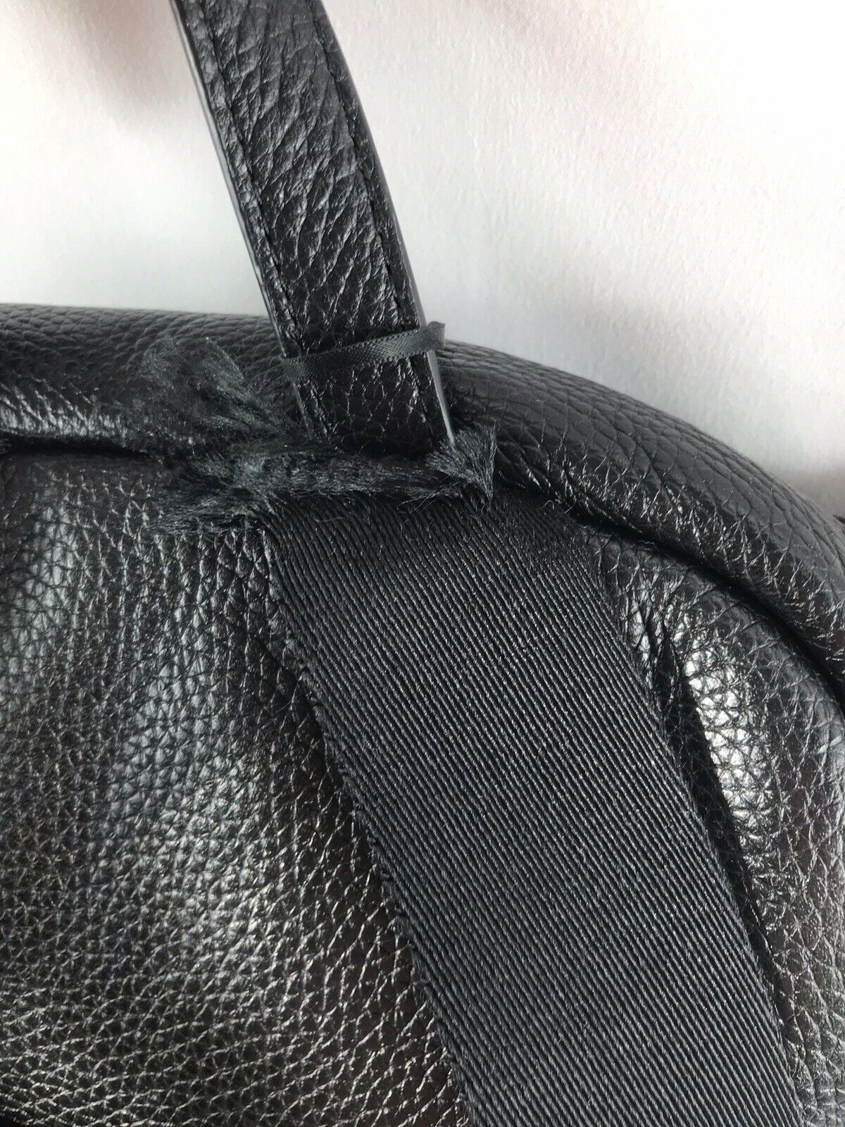 Dkny backpack black leather Styla ($268)