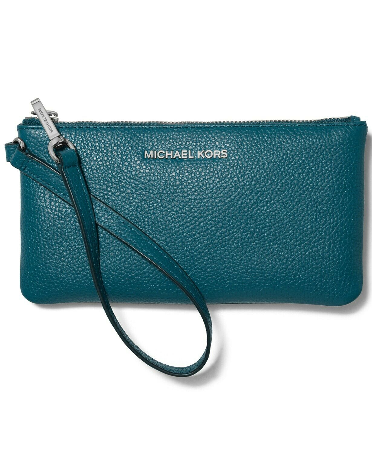 MICHAEL Michael Kors Jet Set Medium Leather Wristlet DK Mountain