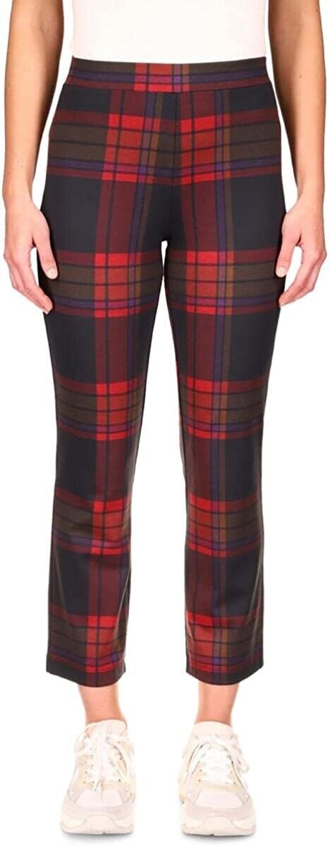 Sanctuary Womens Carnaby Plaid Kick Cropped Pants XS