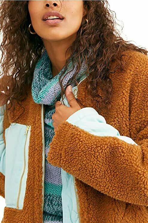 Free People Rivington Sherpa Jacket M
