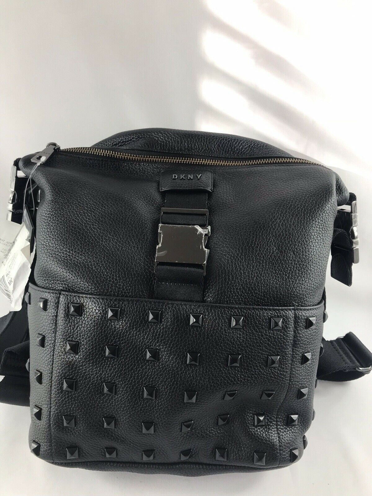 Dkny backpack black leather Styla ($268)