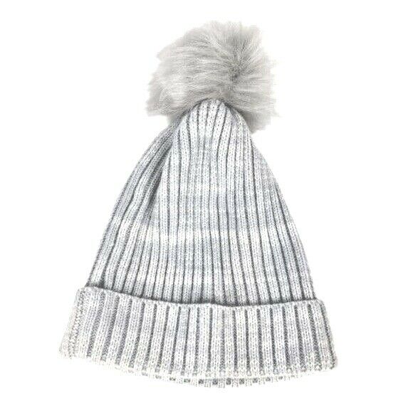 Hatattack Pom Hat Tone Grey