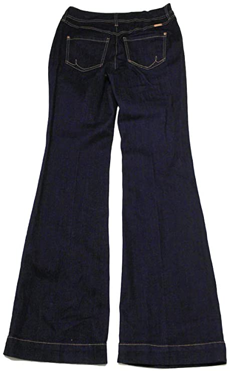 Women's Curvy-Fit Ink Wash Flare-Leg Jeans (Ink Wash, 2)